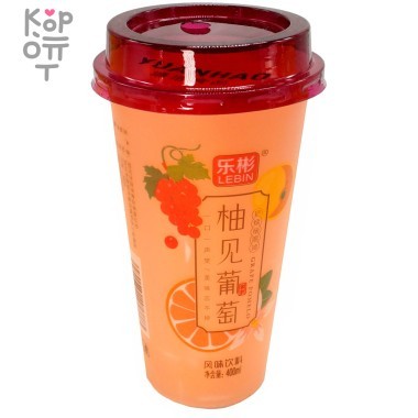 Сокосодержащий напиток Lebin Grape Pomelo со вкусом Грейпфрута и Памело, 650мл. &mdash; Корейские товары для всей семьи(КорОпт)