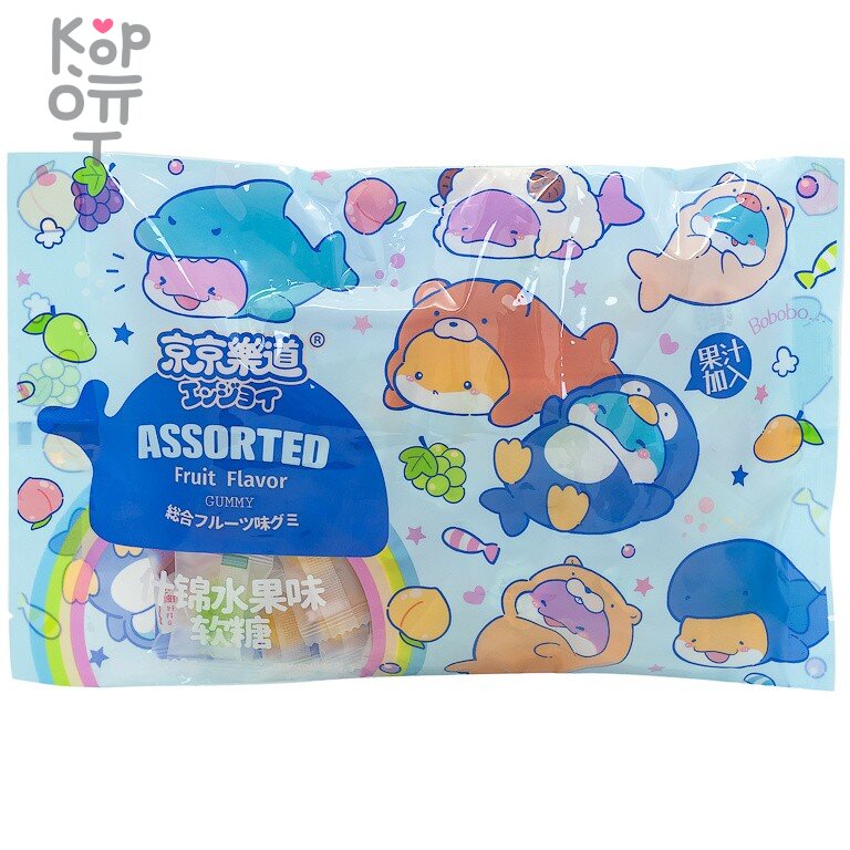 GuandongLefen Assorted Fruit Flavor Gummy - Конфета желейная Фруктовое Ассорти 300гр. фото 1 &mdash; Корейские товары для всей семьи(КорОпт)