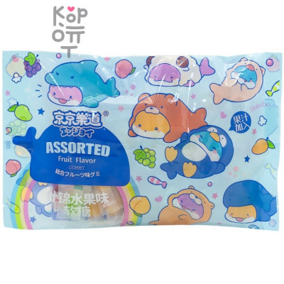 GuandongLefen Assorted Fruit Flavor Gummy - Конфета желейная Фруктовое Ассорти 300гр.