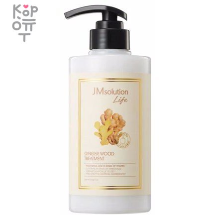 JMsolution Life Ginger Wood Treatment - Маска для волос с экстрактом имбирного дерева 500мл., купить с доставкой на дом фото 1 &mdash; Корейские товары для всей семьи(КорОпт)