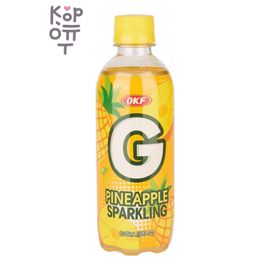 OKF Sparkling G Pineapple - Газированный освежающий напиток, ананас 355мл.