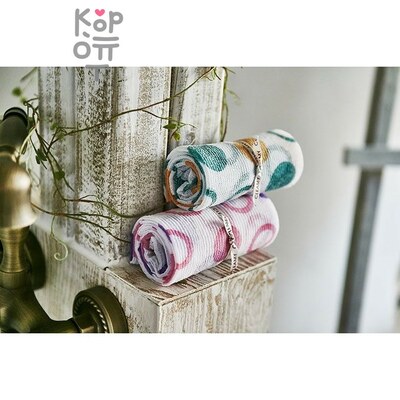 SUNG BO Мочалка для душа Circle Shower Towel - №178 28 см × 100 см средней жесткости, нейлон, полиэстер