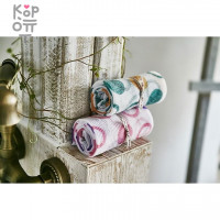 SUNG BO Мочалка для душа Circle Shower Towel - №178 28см*100см средней жесткости, нейлон, полиэстер