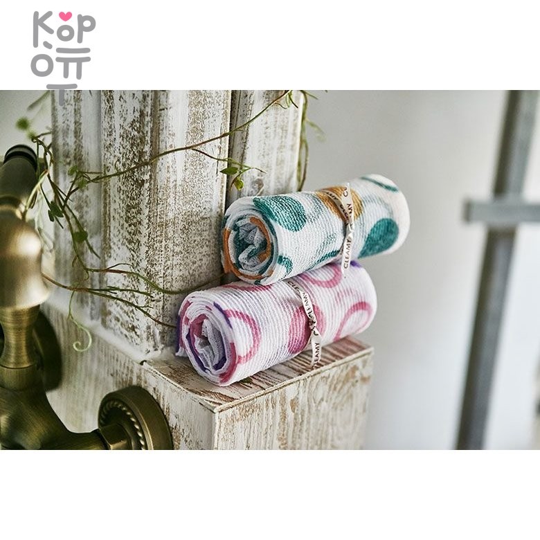 SUNG BO Мочалка для душа Circle Shower Towel - №178 28см*100см средней жесткости, нейлон, полиэстер