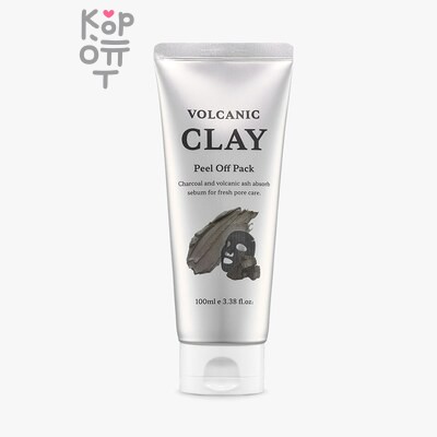 Meloso Volcanic Clay Sebum Tox Peel Off Pack — Маска, -пленка Очищающая для лица Вулканический пепел, 100 г