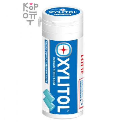 Lotte Xylitol Fresh Mint Резинка жевательная с освежающей мятой, 29 г