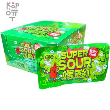 Кислая карамель Super Sour Candy - Кислый фрукт со вкусом Колы &mdash; Корейские товары для всей семьи(КорОпт)