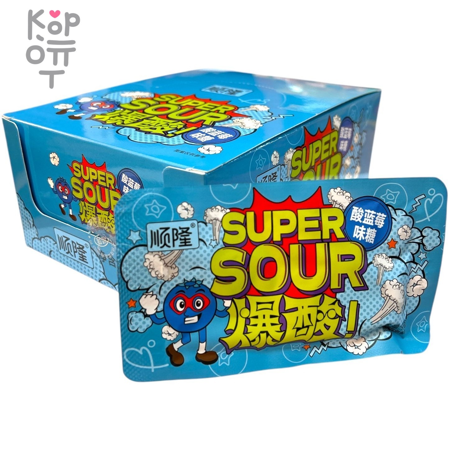 Кислая карамель Super Sour Candy - Кислый фрукт со вкусом Колы