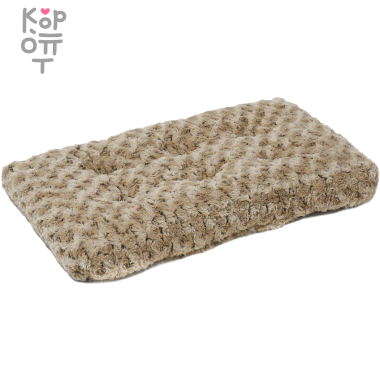 MidWest Ombre - Лежанка для собак и кошек плюшевая с завитками 46х33см., мокко. — Корейские товары для всей семьи(КорОпт)