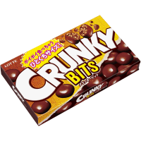 LOTTE Crunky Bits - Шоколад Кранки хрустящий "Капризные биты", 63гр.
