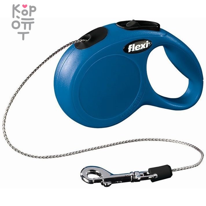 flexi рулетка New Classic XS (до 8 кг) 3 м трос синяя