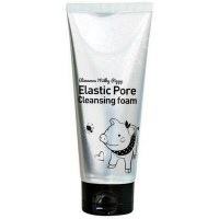 Elizavecca Milky Piggy Elastic Pore Cleansing Foam - Черная пенка для умывания с дрвесным углем и растительными экстрактами, 120 мл