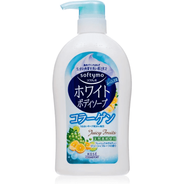 KOSE Juicy Fruits Body Wash - Увлажняющее жидкое мыло для тела с Коллагеном, аромат Сочных Фруктов 600мл. &mdash; Корейские товары для всей семьи(КорОпт)