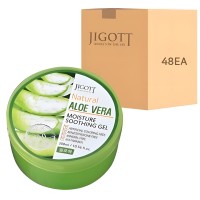 Jigott Natural Aloe Vera Moisture Soothing Gel смягчающий гель с экстрактом алое вера 300мл.