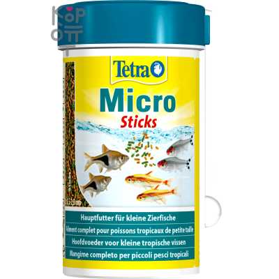 Tetra Micro Sticks корм для мелких видов рыб 100 мл