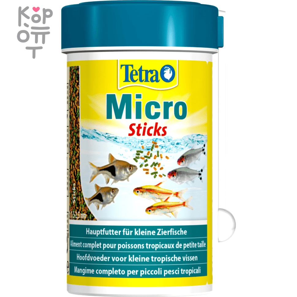 Tetra Micro Sticks корм для мелких видов рыб 100 мл