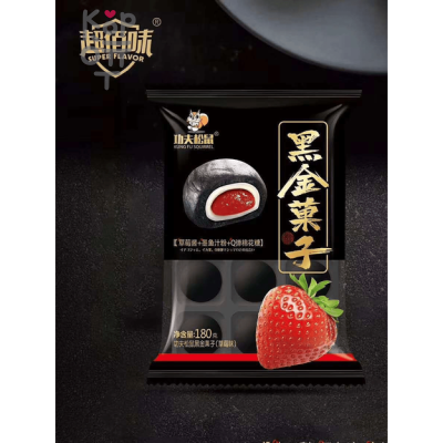 Моти Gongfu Songshu Mochi с клубничным джемом, 180гр.