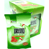 Конфеты жевательные Dushike Refreshing со вкусом арбуза, 480гр.
