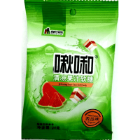 Конфеты жевательные Dushike Refreshing со вкусом арбуза, 480гр.