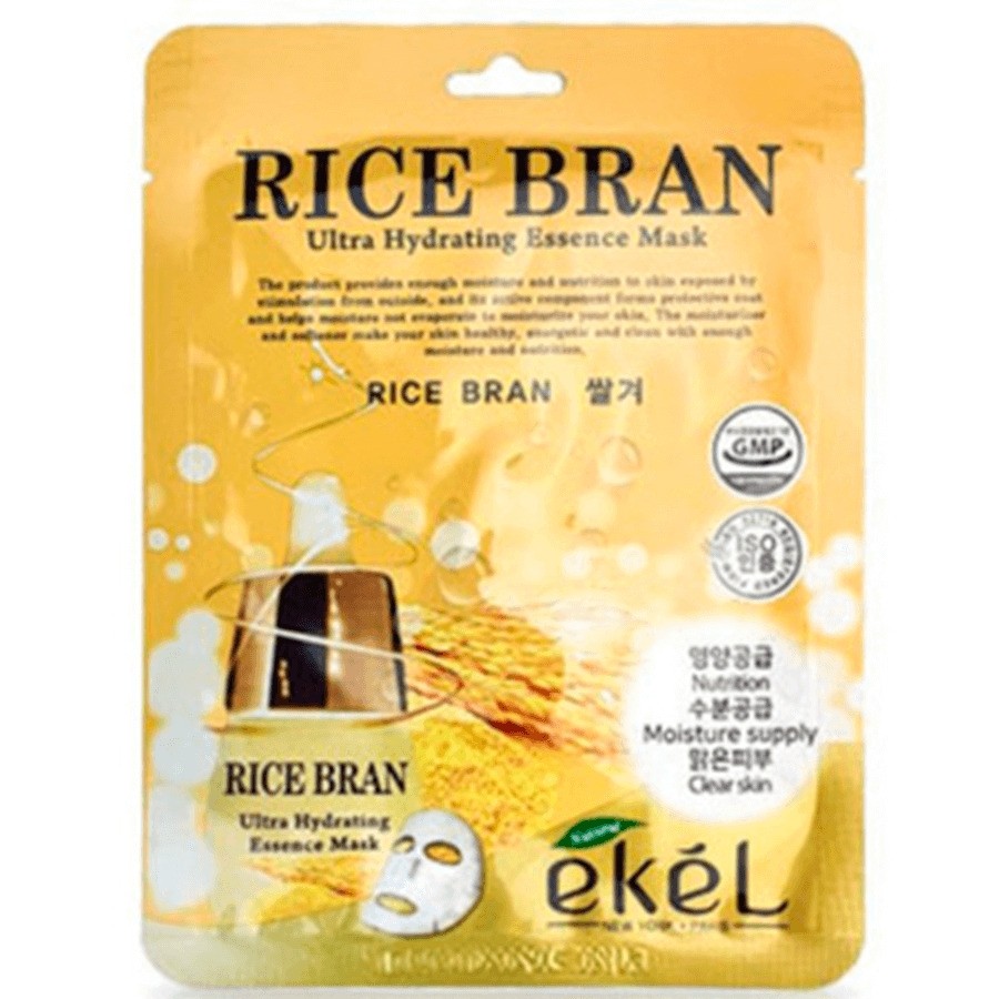 Mask Pack Rice Bran — Маска-салфетка для лица с коричневым рисом, 25 мл