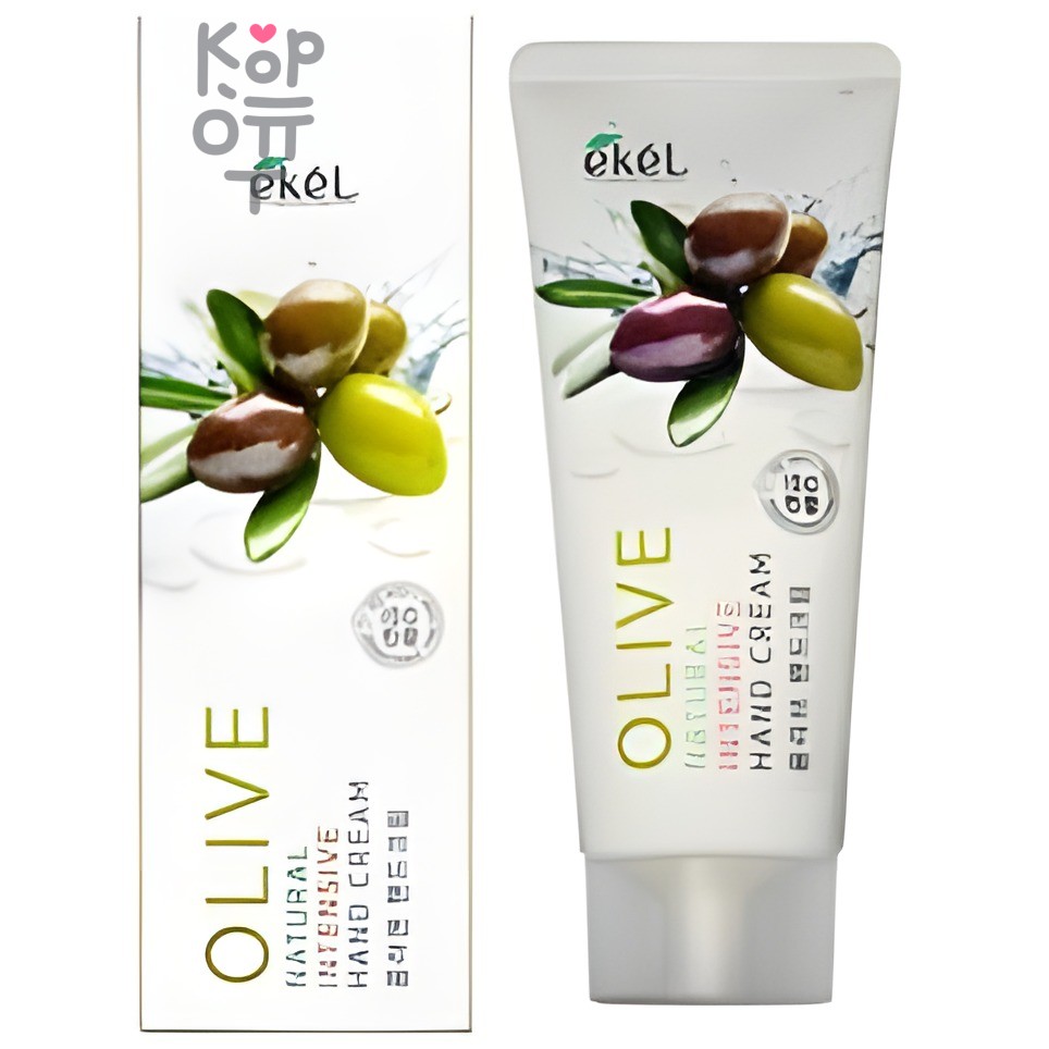 EKEL Olive - Natural Intensive Hand Cream - Увлажняющий и восстанавливающий крем для рук с экстрактом оливы 100мл.