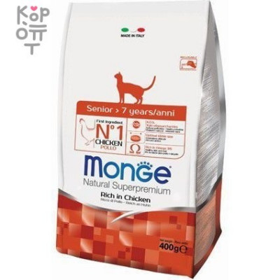 Monge Cat - Корм для пожилых кошек, 400 г