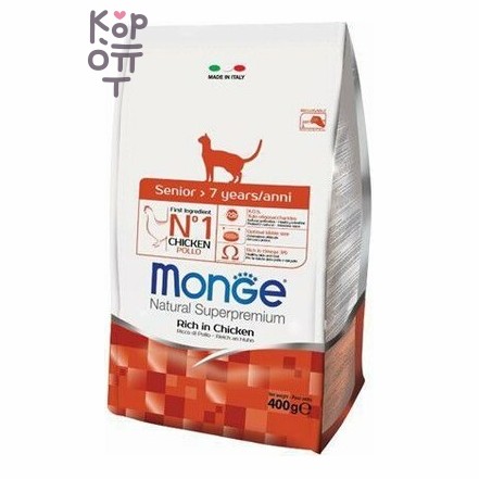 Monge Cat - Корм для пожилых кошек, 400 г