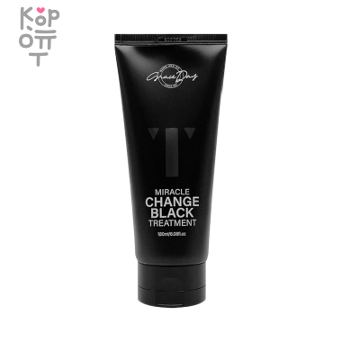 Grace Day Miracle Change Black Treatment - Тонирующая, восстанавливающая черная маска для волос 180мл. — Корейские товары для всей семьи(КорОпт)