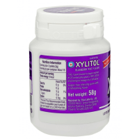 Резинка жевательная с голубикой и мятой Xylitol Blueberry Mint Lotte, 58гр. 