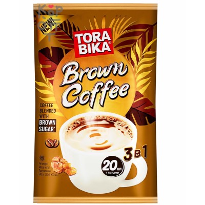 Torabika Brown Coffee Кофе в стиках 3 в 1, 25 г