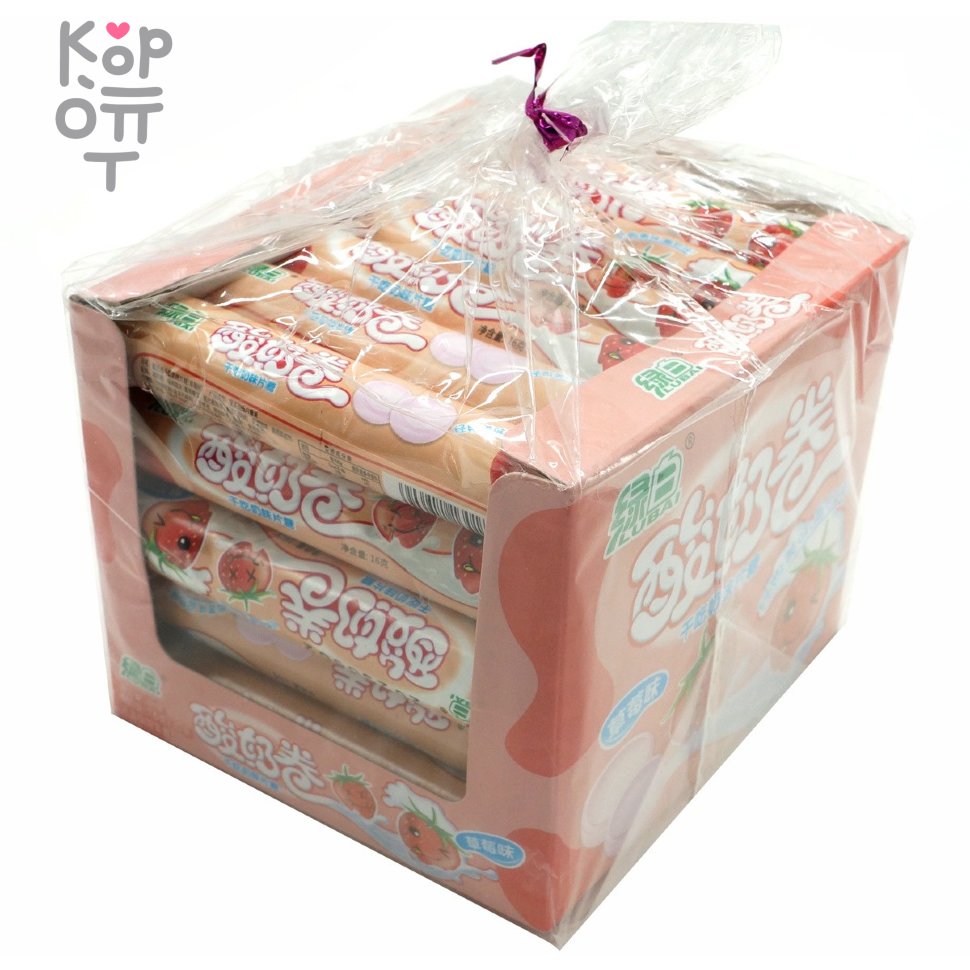 Конфеты Lubai Candy - Йогуртовое драже со вкусом Клубники, купить с доставкой на дом фото 1 &mdash; Корейские товары для всей семьи(КорОпт)