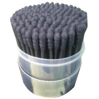 Gel Corporation Black Spiral Ватные палочки косметологические (150 бумажных черных ватных палочек)