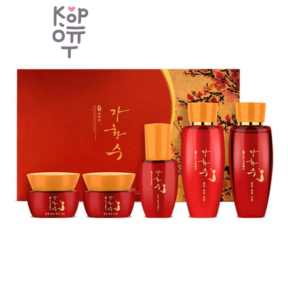 JaHwangSu Woman Skin Care 5 Set - Омолаживающий набор с Маточным Молочком и натуральными маслами