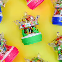 Конфеты Colorful Carousel - Красивые карусели со смешанными конфетами для установки на прилавки, на стойке