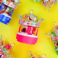 Конфеты Colorful Carousel - Красивые карусели со смешанными конфетами для установки на прилавки, на стойке
