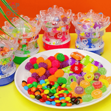 Конфеты Colorful Carousel - Красивые карусели со смешанными конфетами для установки на прилавки, на стойке — Корейские товары для всей семьи(КорОпт)