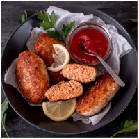 Котлеты Деликатесные из Нерки, замороженные, 400гр.