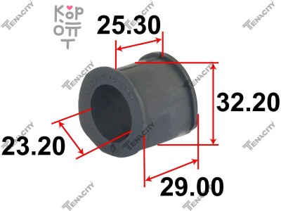 Тяга рулевая продольная 45440-39196, 45440-39195 Dyna,ToyoAce 99- TAIWAN