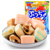 Uha Puchao Assorted Soda Flavour Soft Candy - Жевательные конфеты, Газированные мармеладки в ассортименте, 90гр.