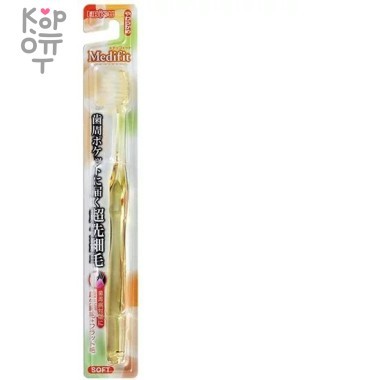 EBISU Зубная щетка с компактной чистящей головкой и утонченными кончиками ворса. Мягкая — Корейские товары для всей семьи(КорОпт)