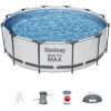 Каркасный бассейн Bestway Steel Pro MAX Frame Pool модель 5619N, 366х100см(9150л.), купить с доставкой на дом фото 5 — Корейские товары для всей семьи(КорОпт)