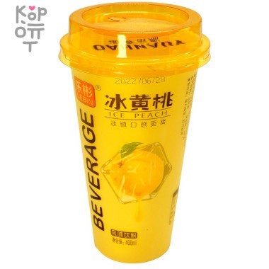 Сокосодержащий напиток Lebin Ice Peach со вкусом ледяного Персика, 650мл. &mdash; Корейские товары для всей семьи(КорОпт)
