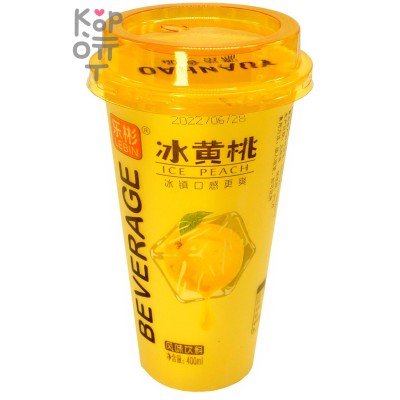 Сокосодержащий напиток Lebin Ice Peach со вкусом ледяного Персика, 650мл.