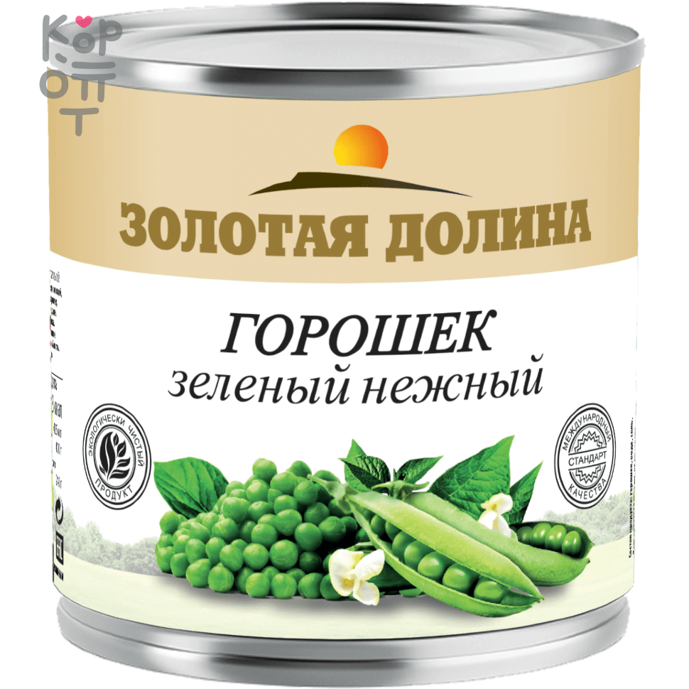 Золотая Долина - Горошек зеленый нежный , купить с доставкой на дом фото 1 — Корейские товары для всей семьи(КорОпт)