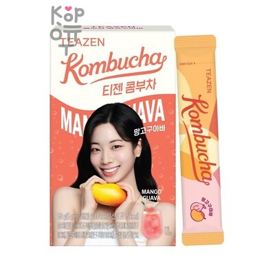 Teazen Kombucha Mango Guava — Чай (Комбуча), со вкусом Манго Гуава, 50 г