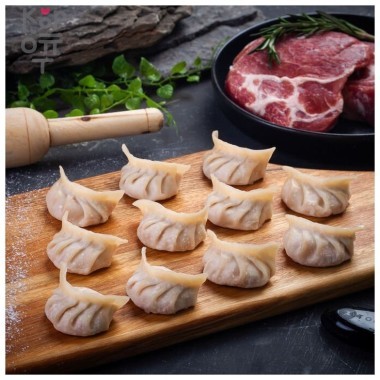 Пельмени Гедзе со свининой и шпинатом, ручной лепки, замороженные, Токио, 450гр. &mdash; Корейские товары для всей семьи(КорОпт)