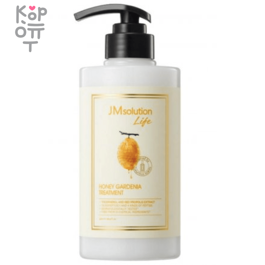 JMsolution Life Honey Gardenia Treatment - Маска для волос с медом и гарденией 500мл. , купить с доставкой на дом фото 1 &mdash; Корейские товары для всей семьи(КорОпт)