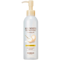 SKIN FOOD Egg White Perfect Pore Cleansing Oil - Гидрофильное масло с экстрактом яичного белка 200 мл
