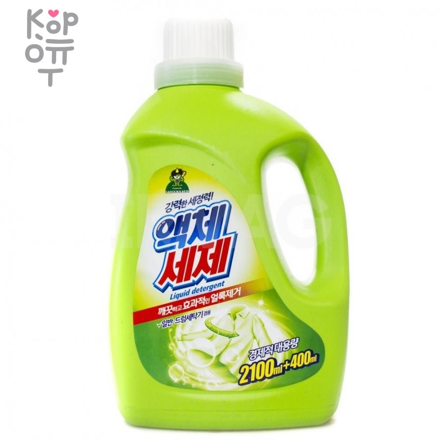 SANDOKKAEBI Liquid Detergent - Эффективный гель для стирки белья 2500мл., купить с доставкой на дом фото 1 — Корейские товары для всей семьи(КорОпт) SANDOKKAEBI Liquid Detergent - Эффективный гель для стирки белья 2500мл., купить с доставкой на дом фото 1 — Корейские товары для всей семьи(КорОпт)