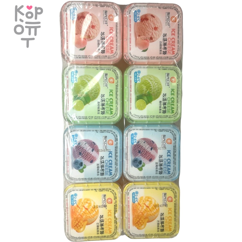 Желе фруктовое Ice Cream Фруктовое желе, Мороженное, 125гр., купить с доставкой на дом фото 1 &mdash; Корейские товары для всей семьи(КорОпт)